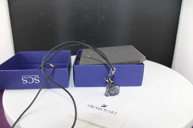 Swarovski SCS 2022 #5612629 Crystal Elephant Pendant Necklace New in Box