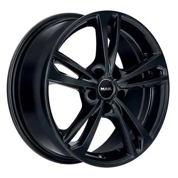 Jantes Roues Mak Emblema Pour Hyundai I10 6X15 4X100 Gloss Black 2Dx 2