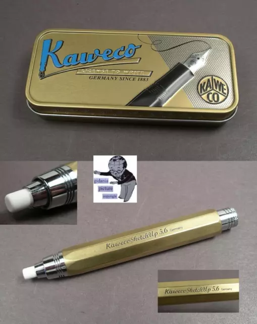 Kaweco Sketch Up Brass Corrector 5,6mm neu Radiergummi Halter