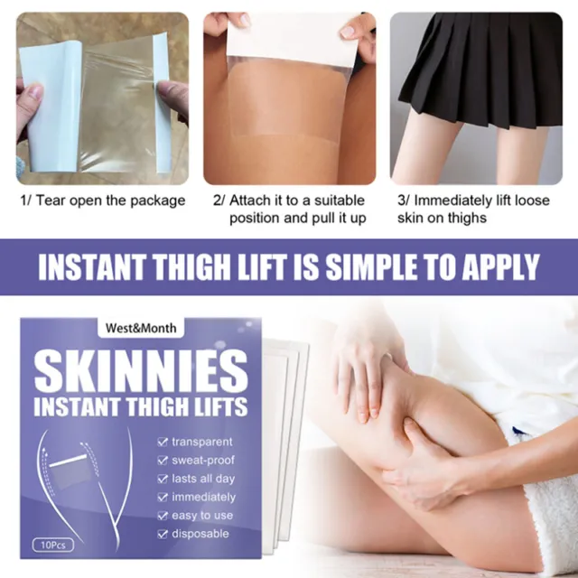 10pc Thigh Lift Instantly Firming Lifting Thigh Skin Flabby Skin Tightening T ZF
