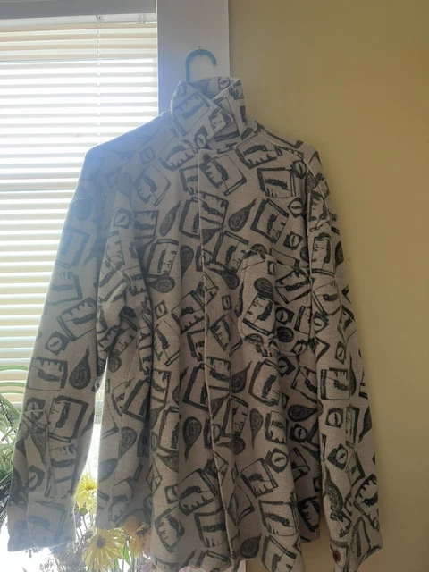 Vintage Woolrich Striped Wool Aztec Navajo Southwestern Pattern Jacket Large