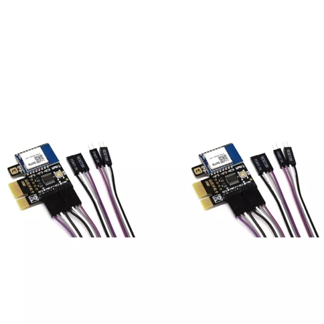 2X Tuya Wifi Computer  Reset Switch PCIe-Karte für PC  Computer, APP-1296