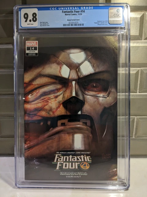Fantastic Four (6th series) #14 - 11/19 - CGC 9.8 Marvel Dr. Doom Brown VARIANT