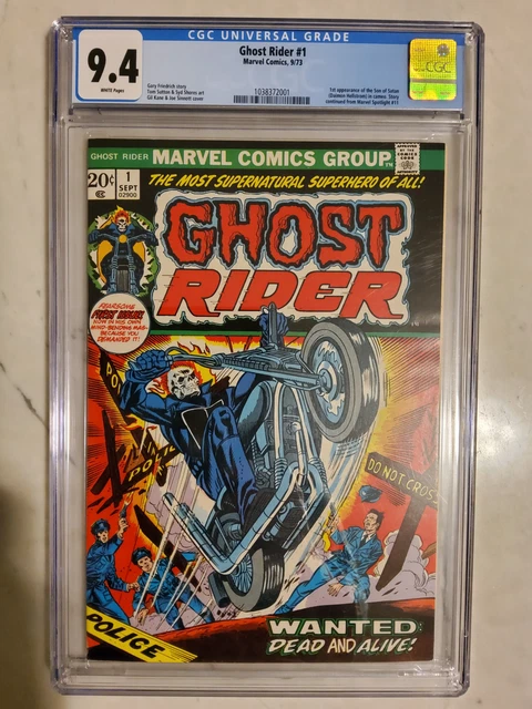 Ghost Rider #1 | CGC 9.4 | Bronze Age | 1st Appearance Of Son of Satan