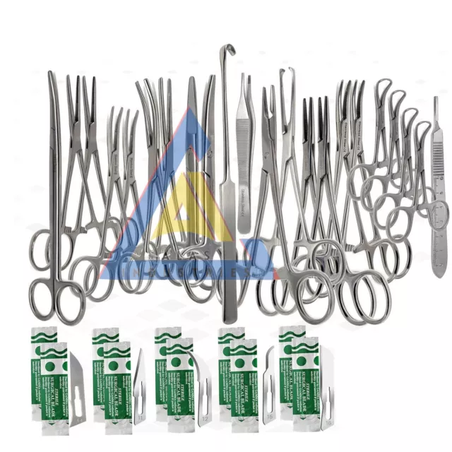 72 Pcs Bitch Spay Pack Kit Set Surgical Veterinary Instruments German Grade CE