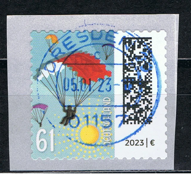 Bund MiNr. 3744 Welt der Briefe Briefgleiter rs. ZäNr. 385 Vollstempel