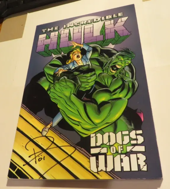 The Incredible Hulk Dogs Of War Vol 2 Marvel Comics TPB  Signed Paul Jenkins AA*