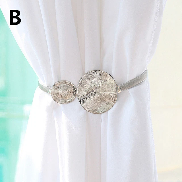 Curtain Buckle Tiebacks Pearl Crystal Magnetic Tie Backs Clips Holdbacks Home De 3