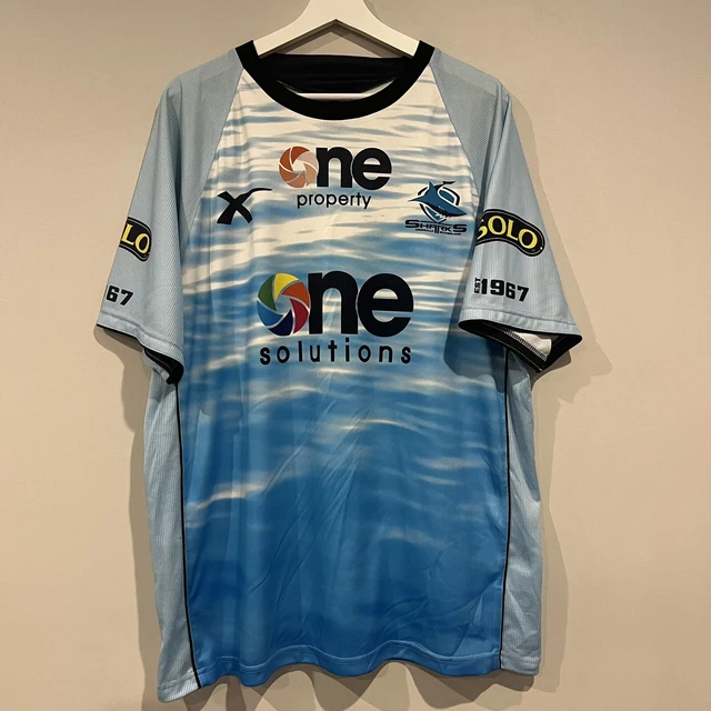 NRL CRONULLA SHARKS Mens Rugby League Jersey 2XL 35.00 PicClick AU