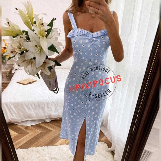 knee length dresses for ladies ZARA. Lace midi dress T.xs – Hibuy market