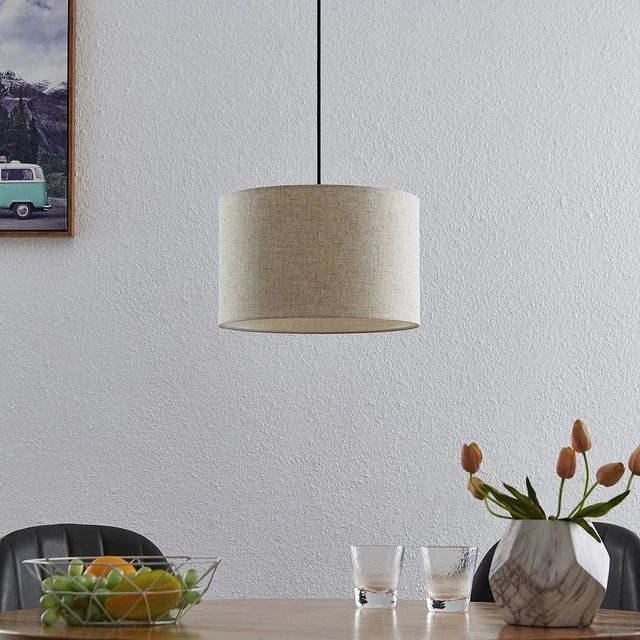 Lindby Pendelleuchte 'Danora' (Skandinavisch) aus Holz u.a. für Wohnzimmer &
