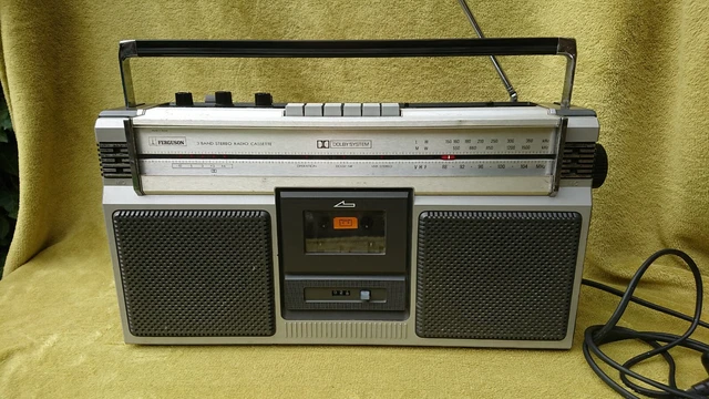 TWINS LOT OF 2 LANSAY RADIO CASSETTE PLAYER WORKING VINTAGE 1980's RETRO DEVICE EUR 39,00 - FR