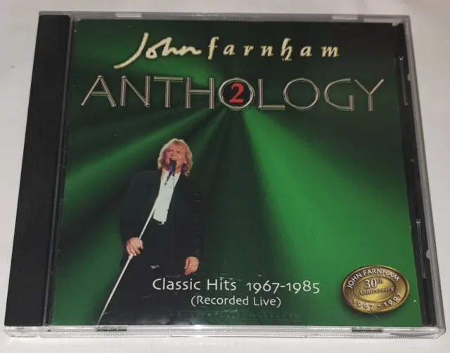 John Farnham - Anthology 2 : Classic Hits 1967-1985 Recorded Live (CD) FREE POST