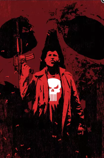 The Punisher #3 1:25 Variant (2018) Vf/Nm Marvel