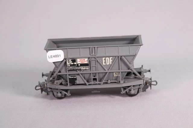Wagon Trémie HO SNCF Electrotren 5705 – Houiller EF 60 S.A.M.F. Gris – Neuf