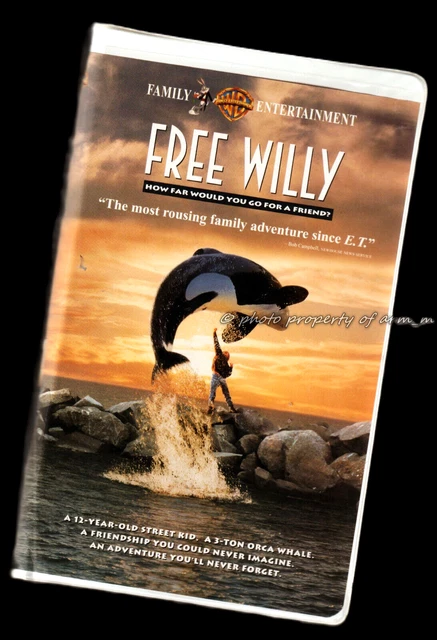 FREE WILLY: JASON James Richter Lori Petty (VHS Tape 1993 PG) V G FREE WILLY: JASON James Richter Lori Petty (VHS Tape 1993 PG) V G