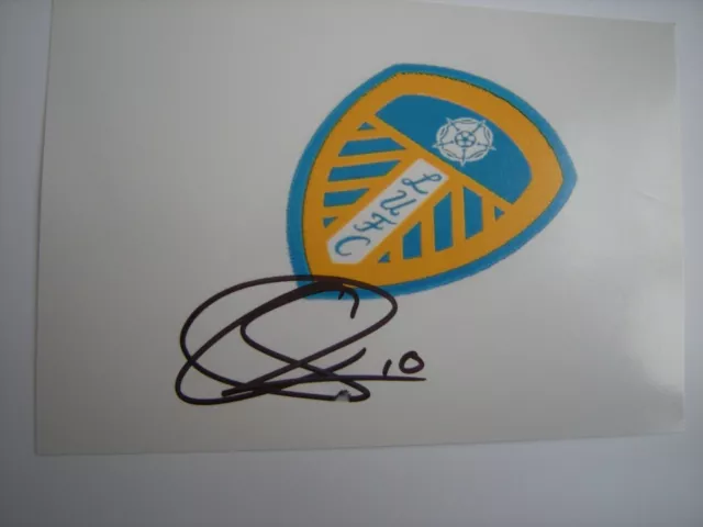 Leeds United Crysencio Summerville Signed 6X4 Photo