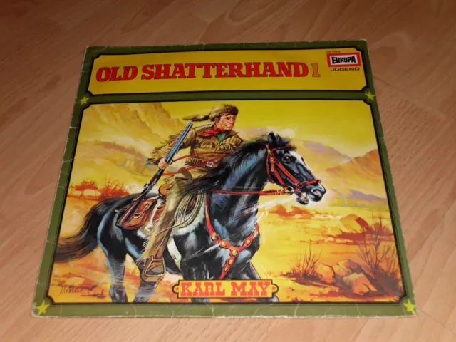 ZUM BASTELN ODER ANHÖREN Karl May - Old Shatterhand 1 LP HÖRSPIEL