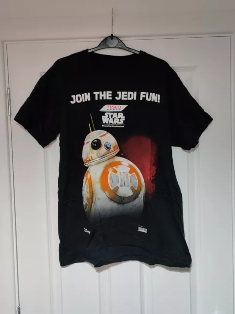 Tesco Star Wars Weekend Promotional T-shirt - Mens L - Used - BB-8 Droid, Disney
