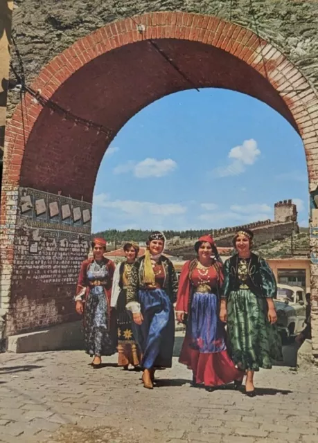 Thessaloniki Greece Vintage Postcard (Women in traditional costumes)