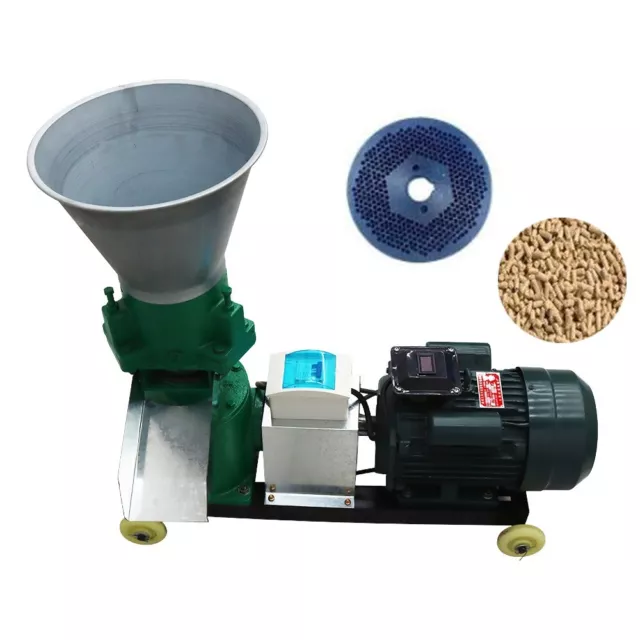 1 PC 220V 4.5KW Powered Pellet Mill Making Machine 2mm Disc Plate 440LBS/H Type