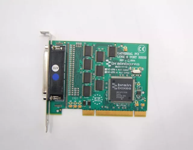 BrainBoxes Universal LYNX 8 Port RS232 Express Serial port PCI Card UC-275/279