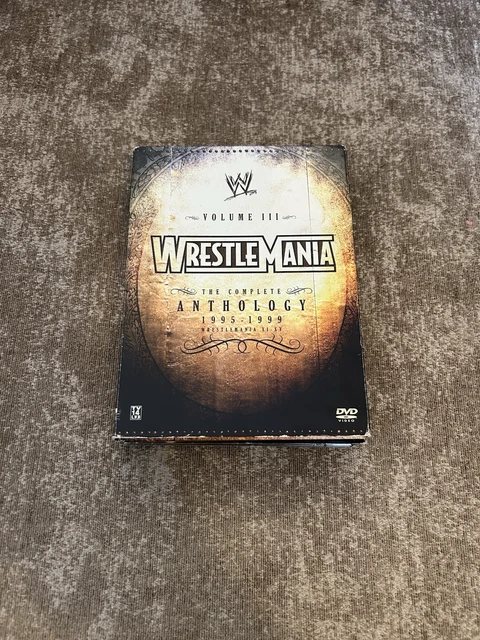 WWE WRESTLEMANIA: THE Complete Anthology – Volume 3 (DVD, 8 Discs