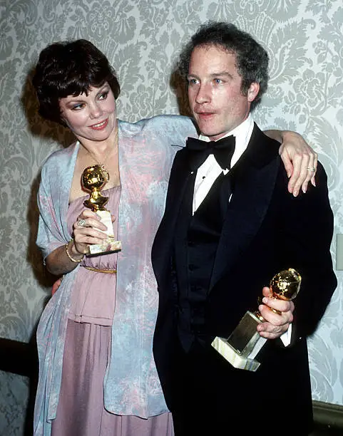 Marsha Mason & Richard Dreyfuss at 35th Golden Globe Awards at - 1978 Photo 4