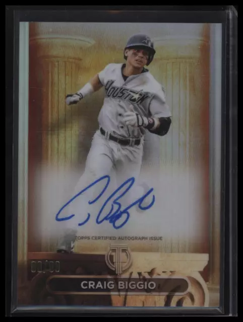 Craig Biggio 2024 Topps Tribute #PTGA-CB Pillars of the Game Autograph /99