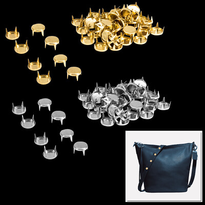 CRAFT 9mm Métal Dôme Clous Rond Or DIY Embellir Sacs Ceintures Crafts Vêtements 500pcs 