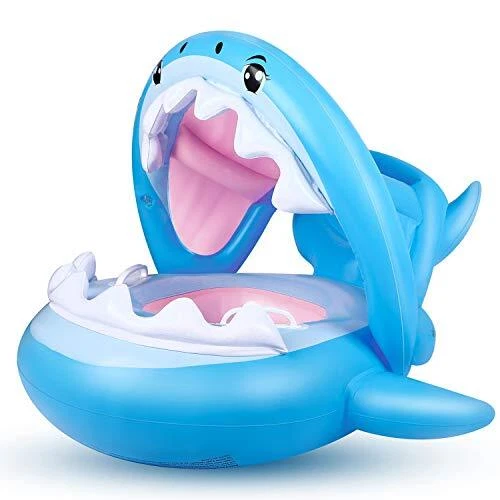 Bébé Siège De Piscine Requin Bague De Natation Flottante, Bouée Piscine Gonflabl
