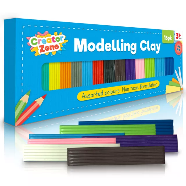 Air dry clay foam clay super light white red black brown blue yellow green  pink