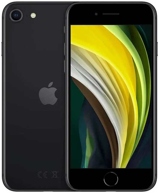 Apple iPhone SE 2020 64 GB smartphone nero eccellente - ricondizionato