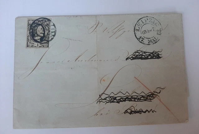 Altdeutschland Sachsen Nr. 8 mit Stempel Leipzig