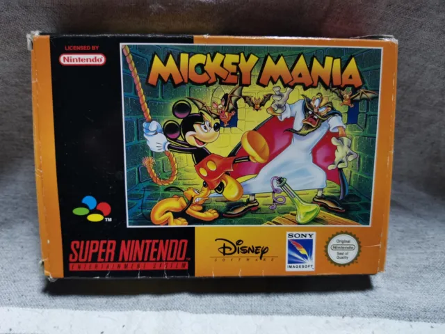 Mickey Mania Super Nintendo Snes En Boite