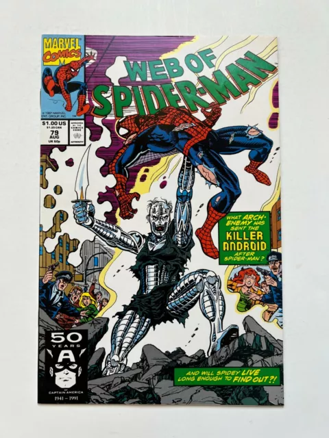 Web of Spider-Man #79 (Marvel Comics, 1991) VF/NM