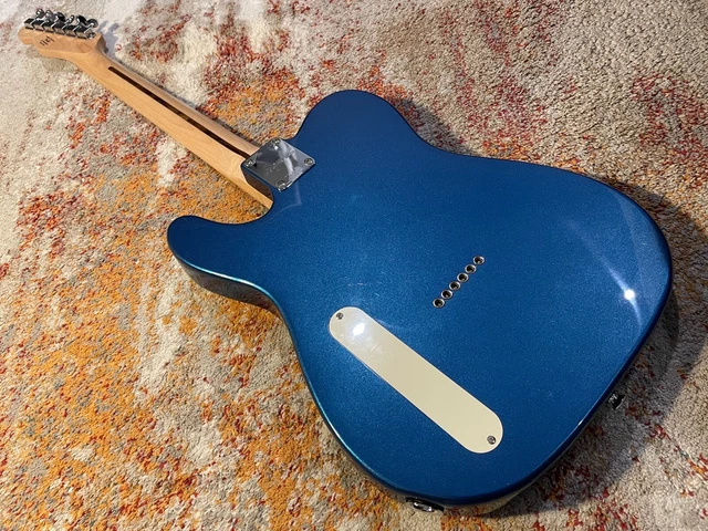 2021 Fender Squier Paranormal Thinline Cabronita Telecaster in Lake Placid Blue 3