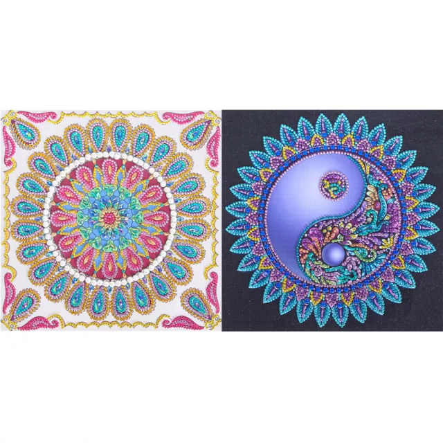 fr Special Shaped Drill Diamond Painting DIY Mandala Flowers Rhinestone Picture