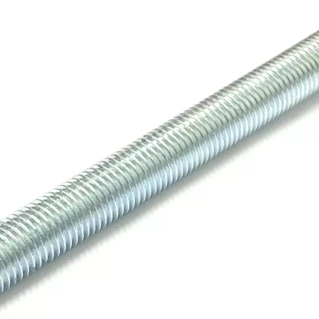 PACK OF 10 - M4 (4mm) x 1000mm ZINC FULLY THREADED METRIC BAR / ROD / STUDDING