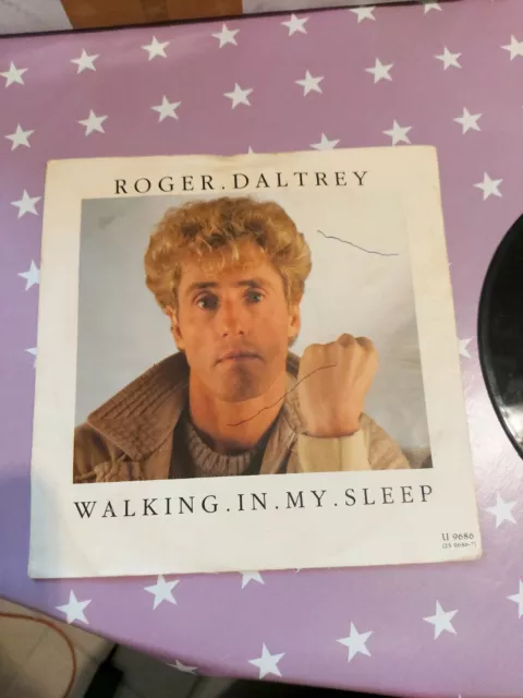 ROGER DALTREY - WALKING IN MY SLEEP 7" Vinyl Single 1984