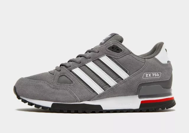 Authentisch Adidas Originals ZX 750® (Herren Größen: UK 7, 10,5 & 11) grau/weiß