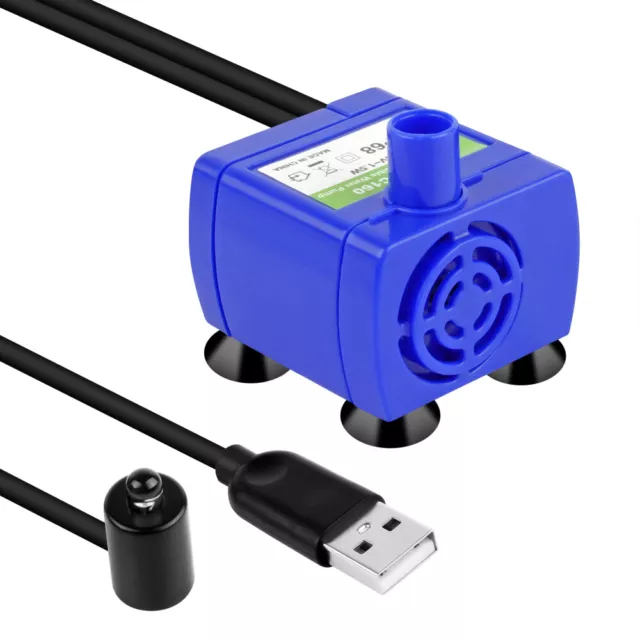 160L/H Bomba USB Bomba para Cat Dogit Perros Fuente de Agua Potable, Dispensador