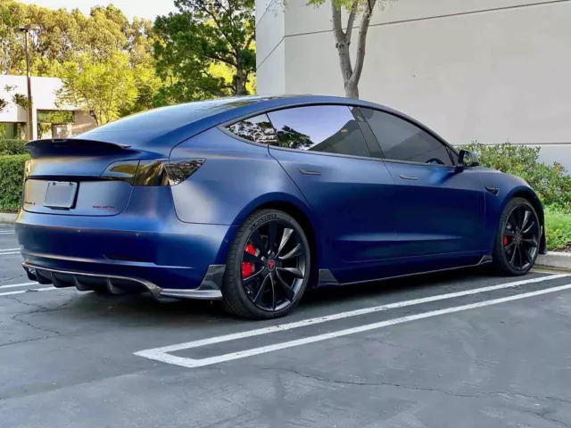 Tesla Modello 3 Aero Kit Splitter Anteriore Diffusore Posteriore Gonna Spoiler Kit Corpo
