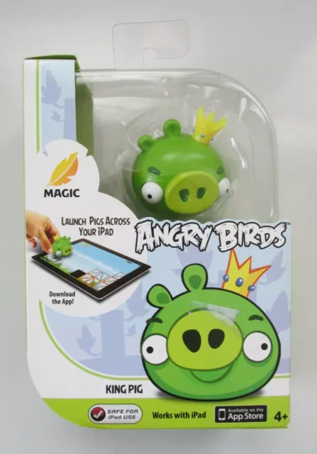 Magic Angry Birds KING PIG Figure Interactive Toy for iPad Y2826 2012 Mattel NEW