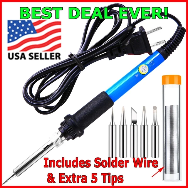 NEW LEADFREE REPLACEMENT Pencil Soldering Tip Solder Iron Tips 30W 7.