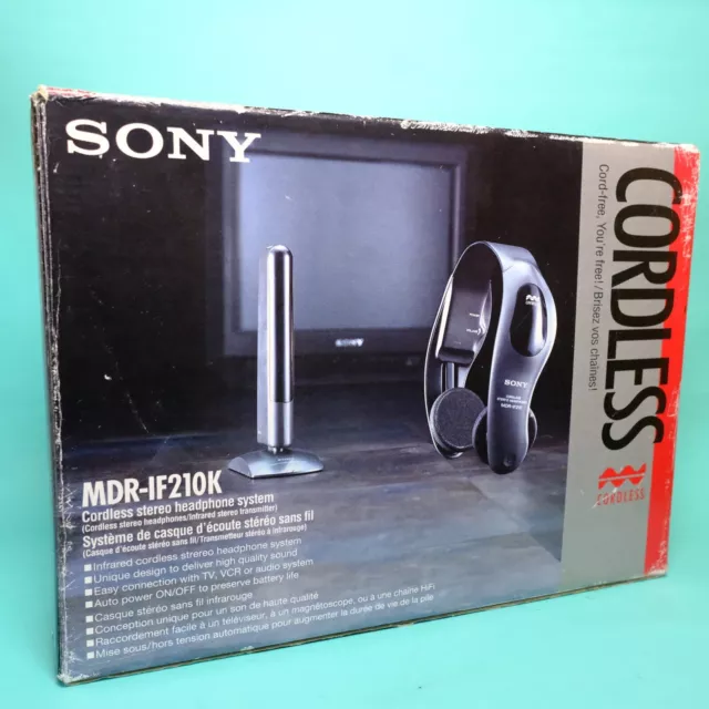 SONY CORDLESS STEREO headphones MDR IF140 with infra red