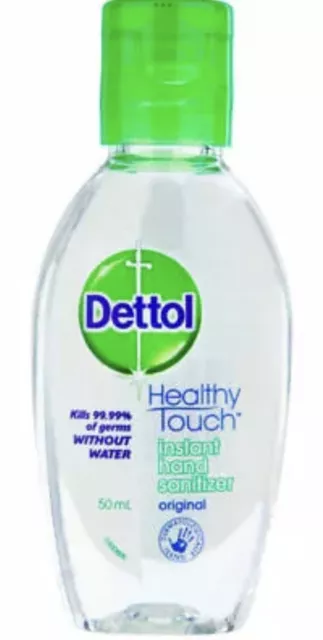 12 x Pack Dettol Instant Hand Sanitizer 50 ml Clear Healthy Touch CLEARANCE 2