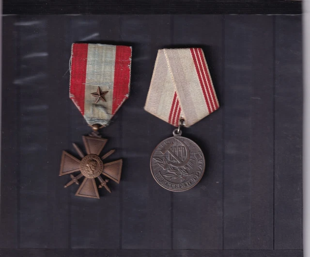 Mil - 3 Croix des théâtres des opérations extérieurs, rubans salis