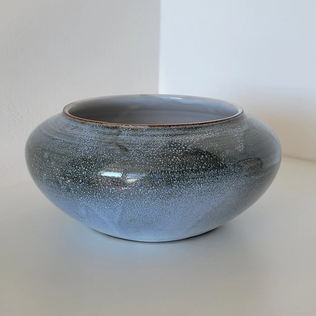 Atelier ATCH Chantal et Thierry Robert vase boule en céramique grès émaillé gris