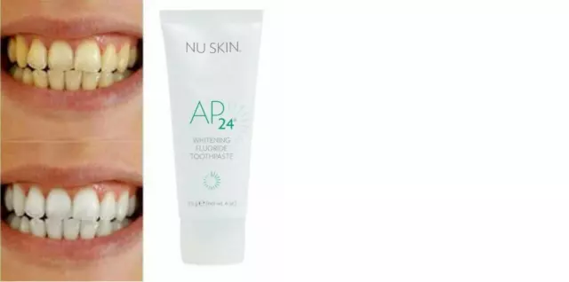 NU SKIN DENTIFRICE BLANCHISSANT AU FLUOR SANS PEROXYDE TRIPLE ACTION( 3 en 1)